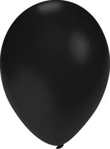 ballon metallic zwart 5 inch per 10