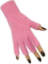Vingerloze handschoenen baby roze