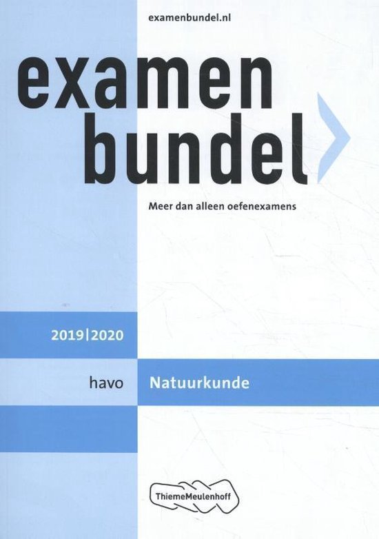 Examenbundel havo Natuurkunde 2019/2020