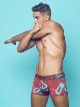 Supawear Sprint Trunk Underwear Guerilla Rood - MAAT XL - Heren Ondergoed - Boxershort voor Man - Mannen Boxershort