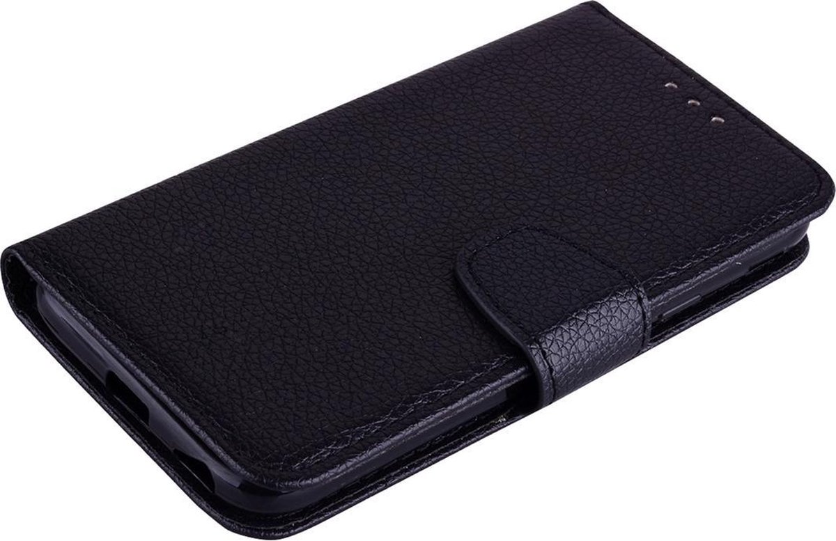 Mobigear Telefoonhoesje geschikt voor Huawei Mate 20 Pro Hoesje | Mobigear Sensation Bookcase Portemonnee | Pasjeshouder voor 3 Pasjes | Telefoonhoesje voor Pinpas / OV Kaart / Rijbewijs - Zwart