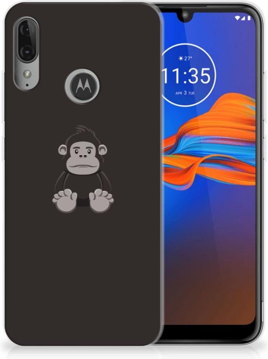 Motorola Moto E6 Plus Telefoonhoesje met Naam Gorilla