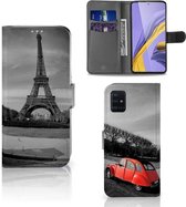 Flip Cover Geschikt voor Samsung Galaxy A51 Eiffeltoren Parijs