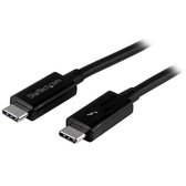 StarTech.com 1m Thunderbolt 3 (20Gbps) USB-C kabel - Thunderbolt USB en DisplayPort compatibel - Thunderbolt-kabel - USB-C (M) naar USB-C (M) - Thunderbolt 3 / USB / DisplayPort -