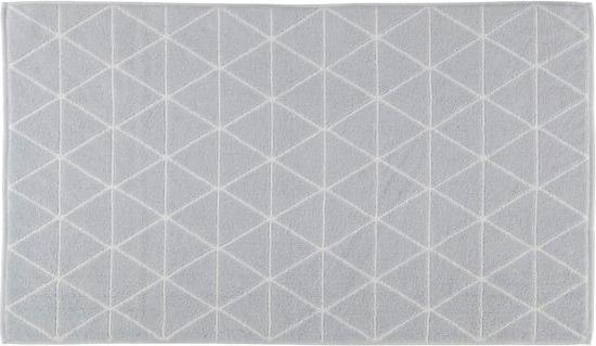 framsohn badmat '' Triangle Graphics '' 67 x 120 cm grijs/wit | bol.com