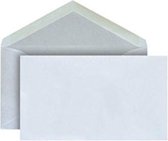 Bank envelop 110 x 220 mm wit gg/ds 500 stuks 80 gram