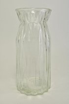 Glazen Vazen En Flessen - Glasfles Drikus Helder D11 H25cm