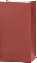 Vivi Gade Papieren Zakken 9 X 6 X 17 Cm 10 Stuks Rood