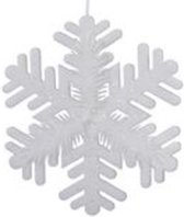 Kersthangers - pb. 1 icicle/hanging white Ø 40cm