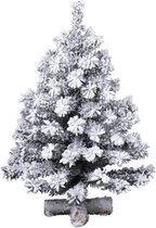Kunst Kerstbomen - Snowy Imperial Mini Tree Green/white Dia25x35cm