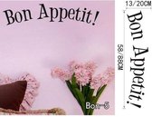 3D Sticker Decoratie Nieuwe Bon Appetit Voedsel Muurstickers Keuken Kamer Decoratie DIY Vinyl Adesivo De Paredes Posters Behang Thuis Decals Art - Bon5 / Big