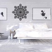 3D Sticker Decoratie 9486 Indische Namaste Woorden religie Muurtattoo Vinyl Lotus Yoga sticker Boeddha Ganesha home decor slaapkamer Bloem muurschildering zwart