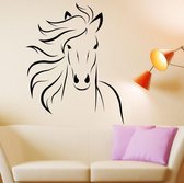 3D Sticker Decoratie Paard Muurstickers Muurschilderingen Woonkamer Decoratief dier Vinyl Verwijderbaar behang Art Decas Home Decor