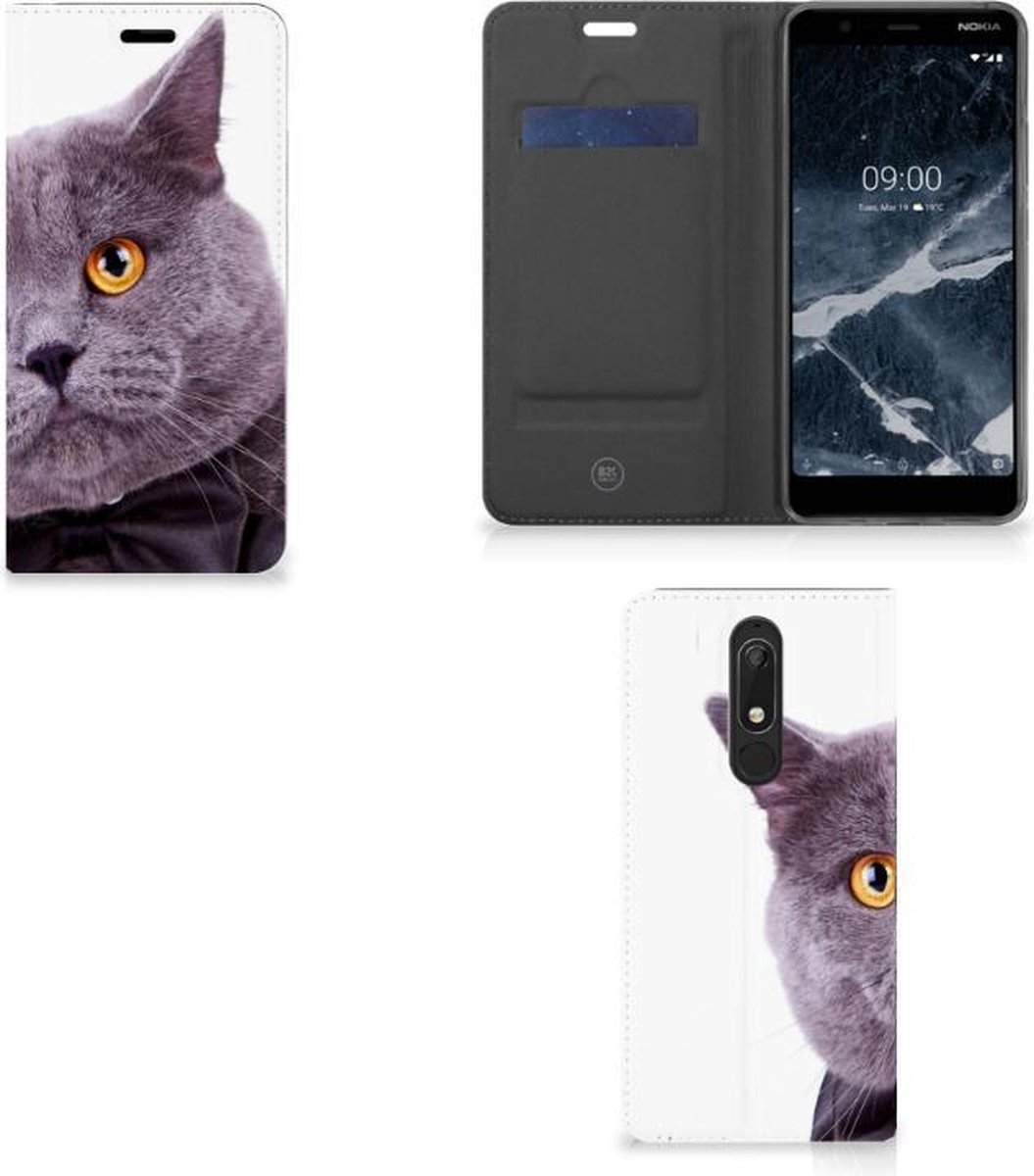 Nokia 5.1 (2018) Hoesje maken Kat