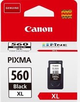 Canon PG-560XL - 14.3 ml - hoog rendement - zwart - origineel - blister met beveiliging - inktcartridge - voor PIXMA TS5350, TS5351, TS5352, TS5353