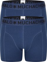 Muchachomalo boxershorts - 2-pack - blauw -  Maat: L