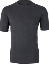 Casa Moda  T-shirt - O-neck - antraciet gemeleerd -  Maat XXL
