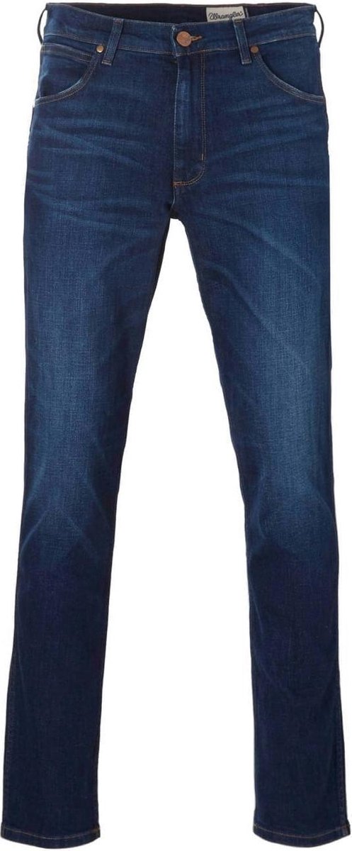 Wrangler Jeans Greensboro-real Marine Blauw