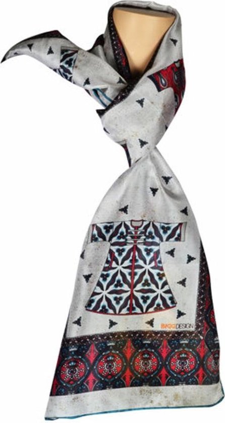 BiggDesign Sjaal Voile zijde kleed , speciaal ontwerp, kleurrijke sjaal " |  bol.com