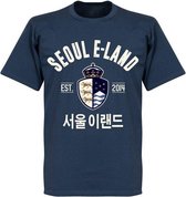 Seoul E-Land Established T-Shirt - Donkerblauw - XL