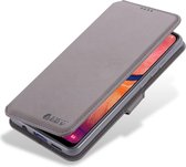 AZNS Samsung Galaxy A20e Portemonnee Stand Hoesje Grijs
