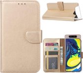 Xssive Hoesje Samsung Galaxy A80 - Book Case - Goud