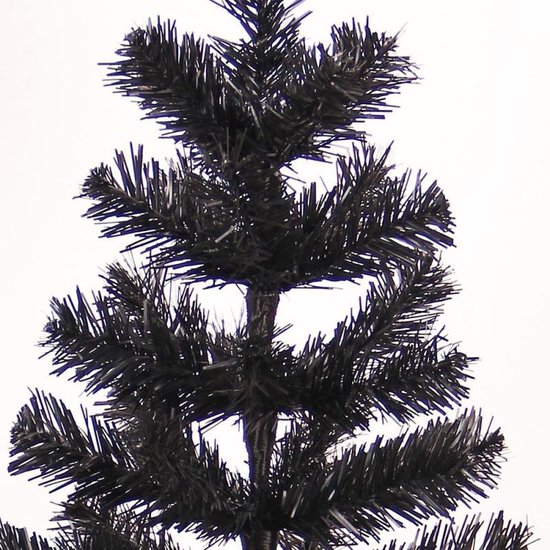 Zwarte Kunst Kerstboom met Standaard 60 cm
