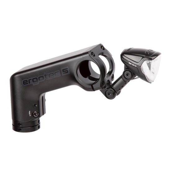 Ergotec Stuurkap Met Koplamphouder (high) Barracuda I 31,8 Mm Zwart — afbeelding 3
