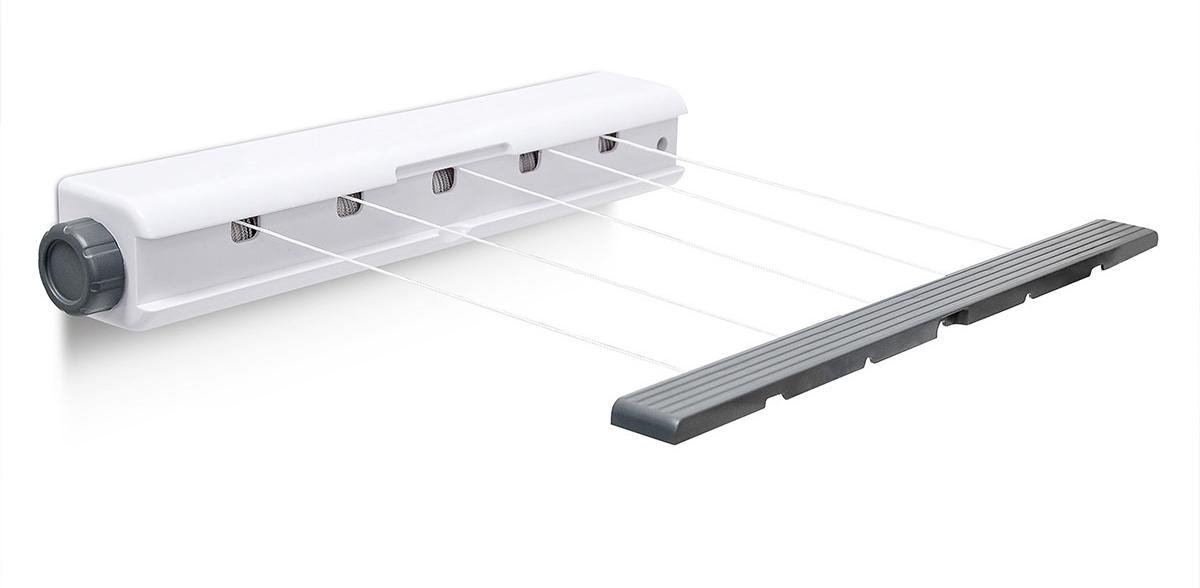 Waslijn Uittrekbaar - Automatisch Systeem - Staalgevlochten - 2x 4,2 m - BrightLife