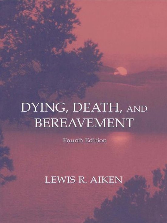 Dying, Death, and Bereavement - cover