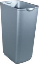 Plastic waste bin 23l MP742 in white or satin aviable by Marplast