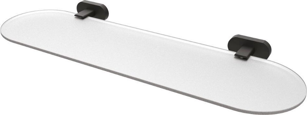 Creavit Glasplaat Voor Planchet 50cm Mat Zwart