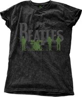 The Beatles Dames Tshirt -M- Saville Row Line-Up Zwart