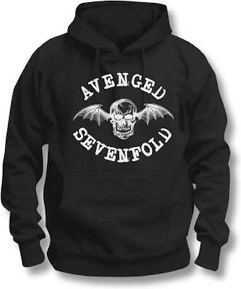 Avenged Sevenfold - Logo Hoodie/trui - L - Zwart
