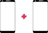DuoPack: Google Pixel 3a XL screenprotector gehard glas Edge to Edge