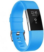 By Qubix - Fitbit Charge 2 sportbandje (Small) - Blauw - Fitbit charge bandjes