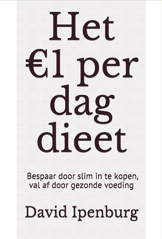 Het €1 per dag dieet - cover