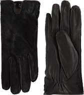 Leren handschoenen dames model Zamora Color: Black, Size: 8