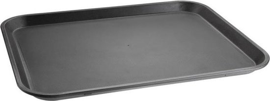 Dienblad Olympia Kristallon 45x35 cm PP zwart