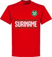 Suriname Team T-Shirt - Rood - S