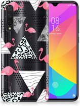 Xiaomi Mi 9 Lite TPU Hoesje Flamingo Triangle