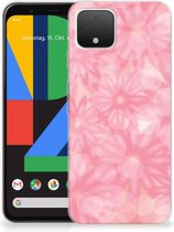 Back Cover Google Pixel 4 TPU Siliconen Hoesje Spring Flowers