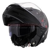 LS2 FF324 Metro Systeemhelm - Motorhelm - Mat Zwart - Maat XS
