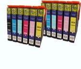 ACTIE: Epson T0807 inkt cartridge multipack (2 x 6 -pack) - Huismerk - Cartridge formaat: XL cartridge