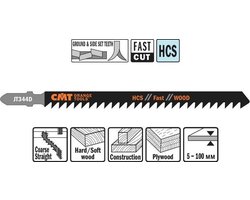 CMT JT344D-5 decoupeerzaag HCS 110 x 132 mm. 6tpi (hard/zacht hout, bouwhout, multiplex)
