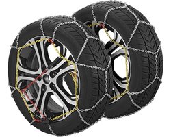 ProPlus Sneeuwkettingen – KNN120 - 9 mm stalen schakels - Önorm Keurmerk - Veiligheid - Winter Auto - Banden - Snelle en Eenvoudige Installatie - Voor verschillende bandenmaten – Inclusief reparatieschakels en koffer - Set van 2