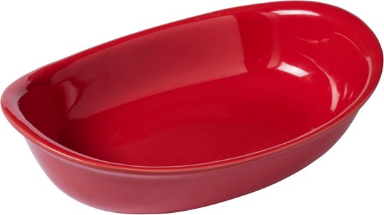 Plat à four ovale Pyrex Supreme 2,7 litres - Rouge - Céramique