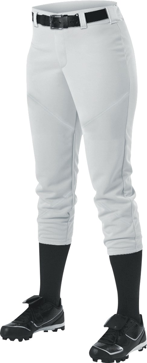 Alleson - Crush - 655W - Softbalbroek - Knicker - Halflang - Dames - Wit - XS