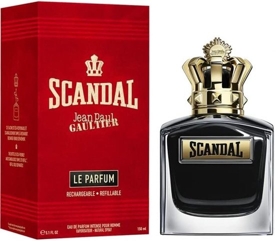 Foto: Jean paul gaultier scandal pour homme le parfum refillable 150 ml eau de parfum intense spray herenparfum