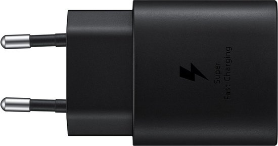 Samsung Universele USB-C adapter/oplader - Snellader (25W) - Zwart